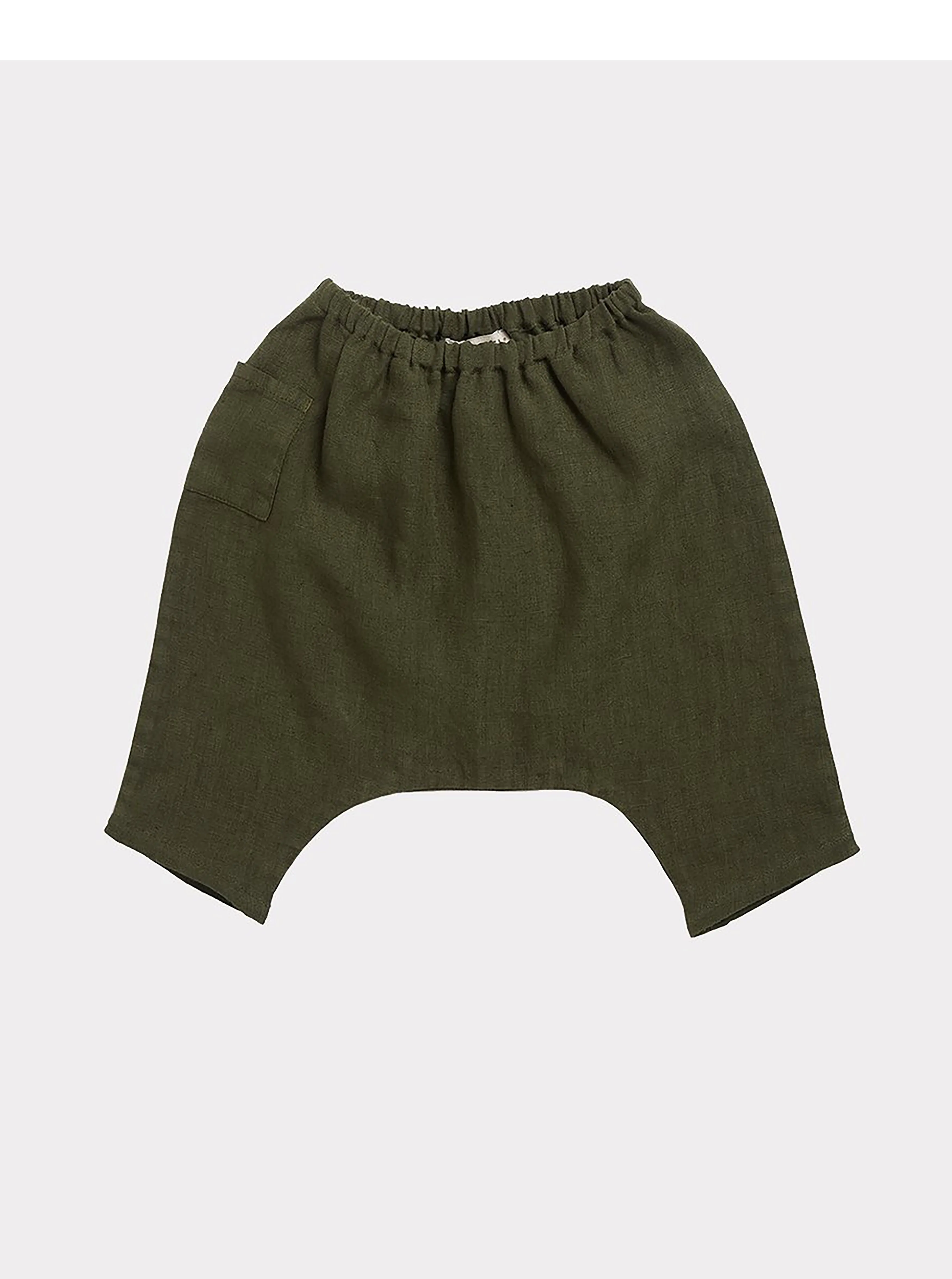 [18m] Caramel Baby & Child Aldgate Baby Trousers - Army Green OR Paprika