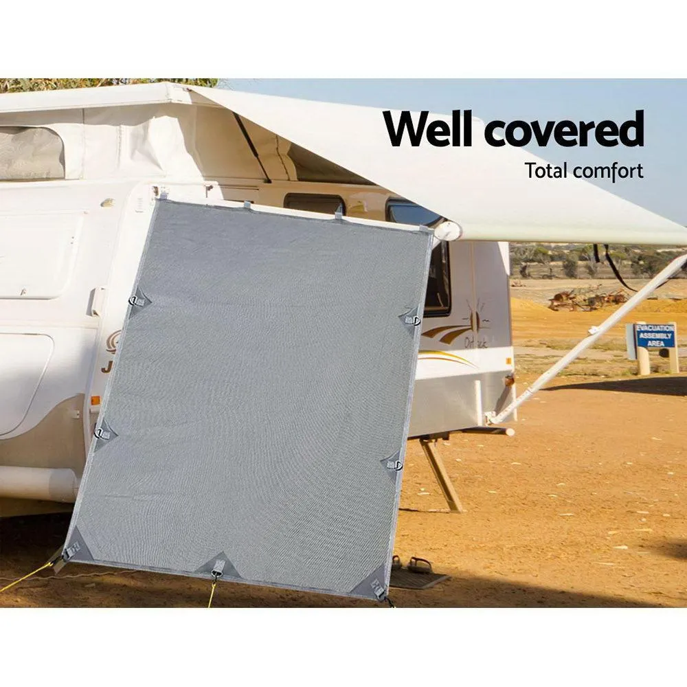 2.1M x 1.8M Pop Top Caravan Privacy Screen End Wall