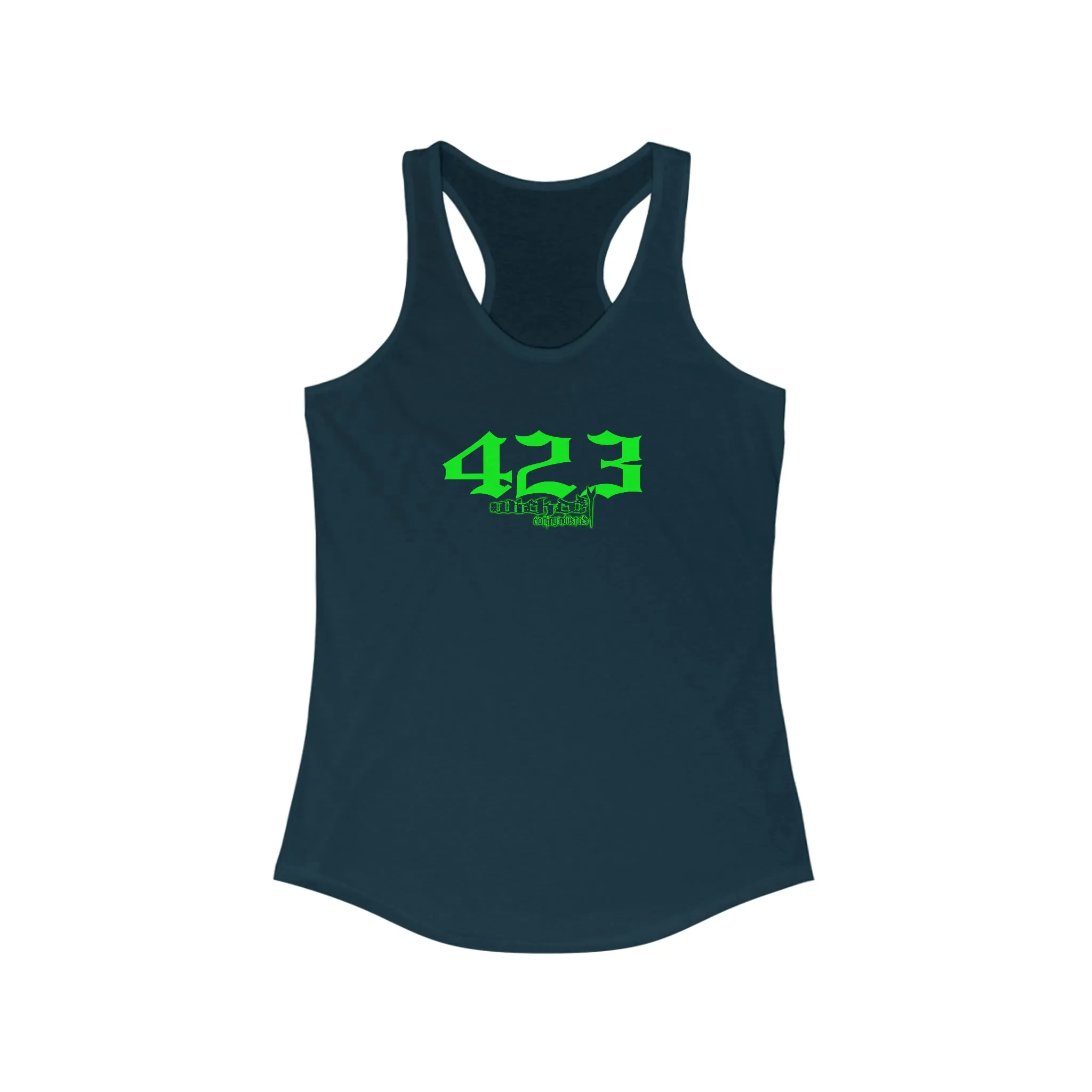 423/Neon Green Racerback Tank Top