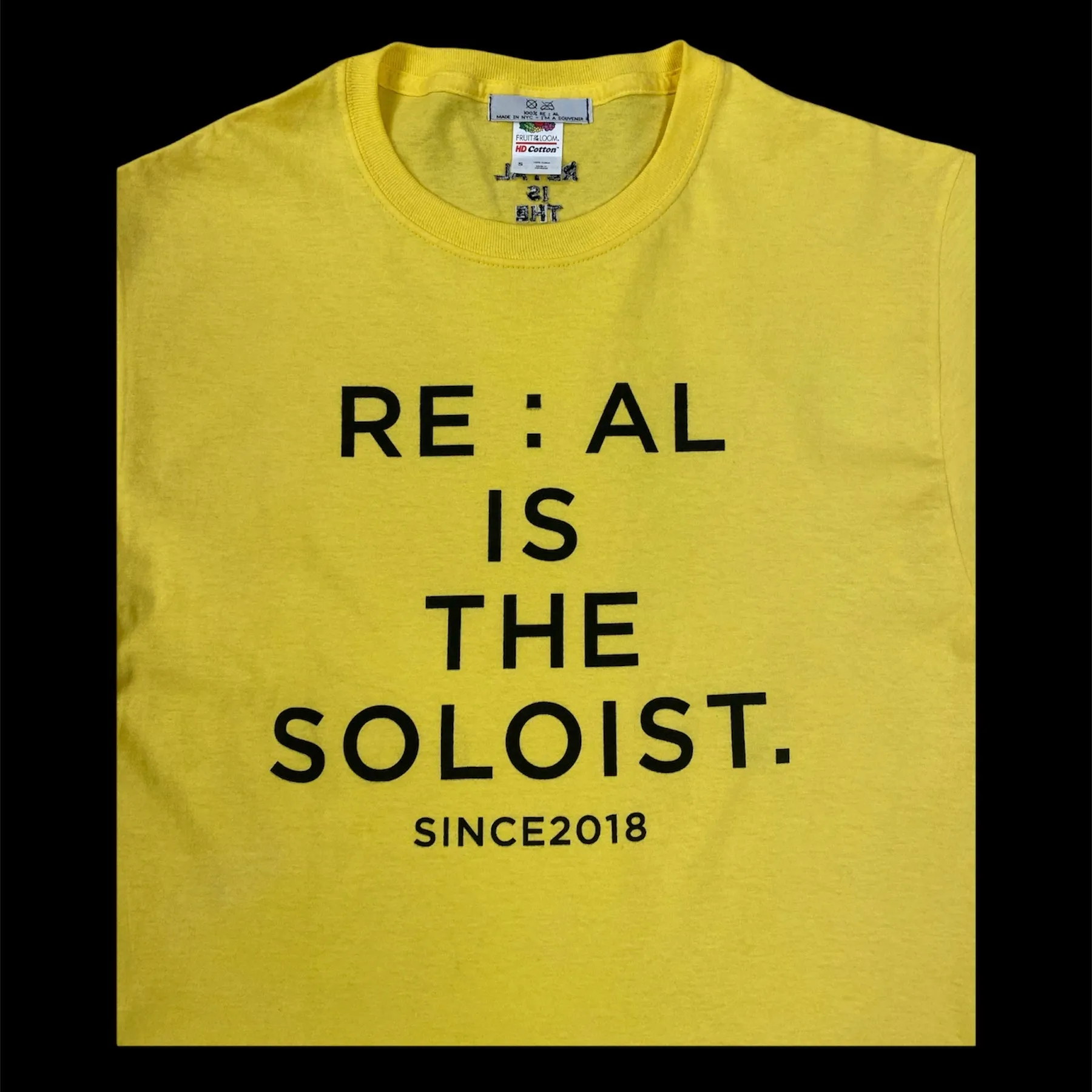 50% OFF RE:AL IS THE SOLOIST "100% RE:AL" I'M A SOUVENIR T-SHIRT