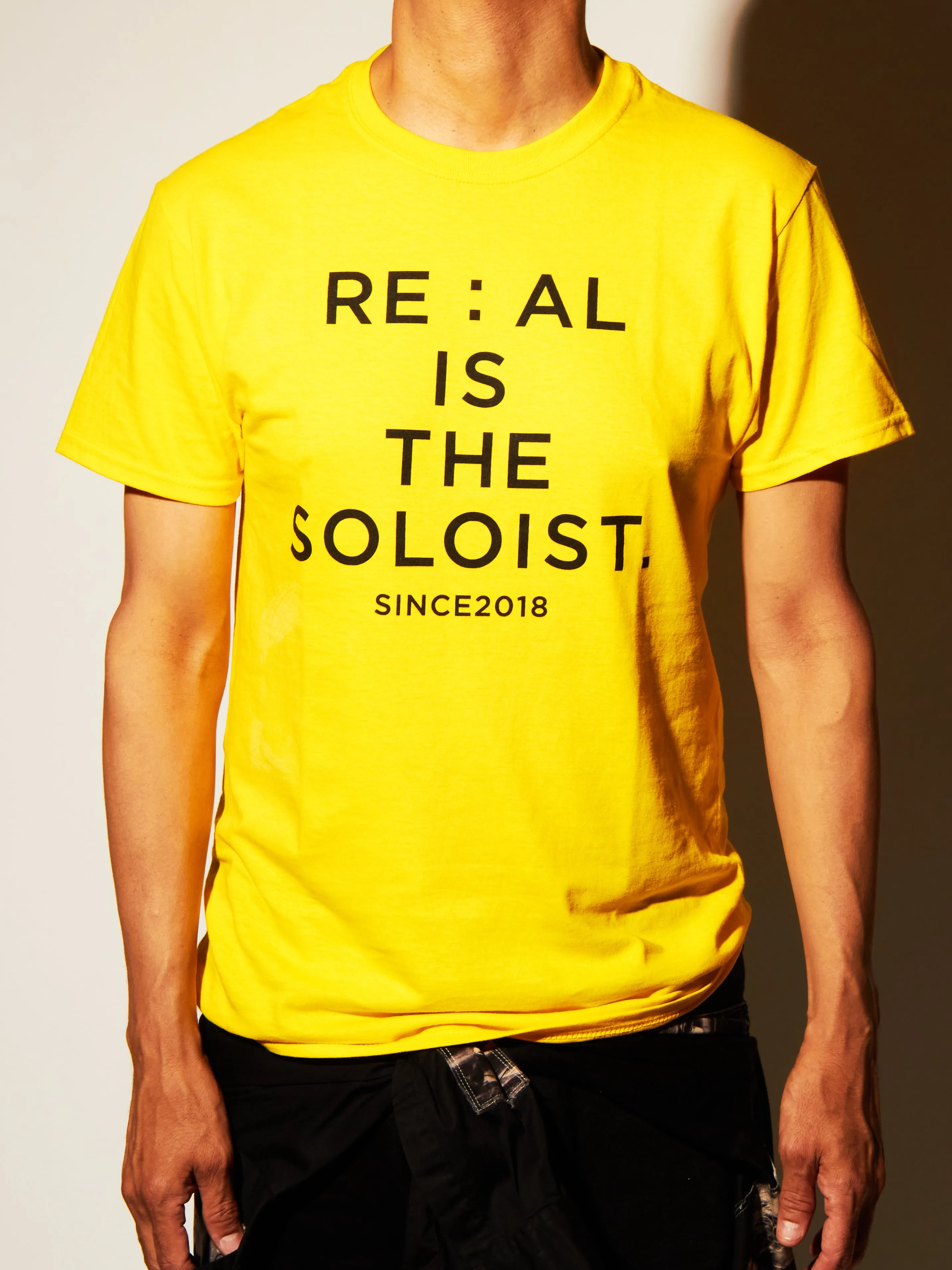 50% OFF RE:AL IS THE SOLOIST "100% RE:AL" I'M A SOUVENIR T-SHIRT