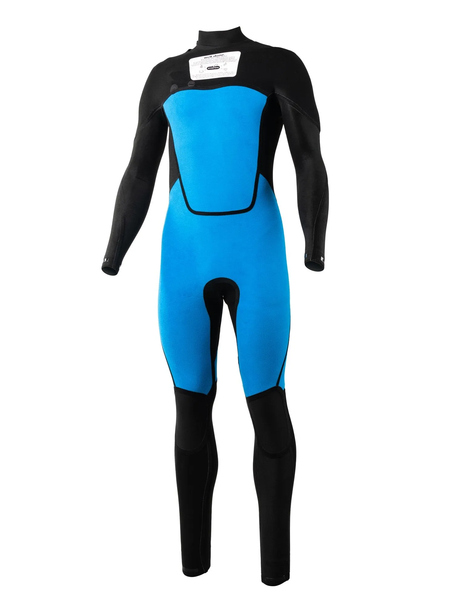 A Series Ecoprene 3/2 Chest Zip Long Sleeve Steamer Wetsuit Youth