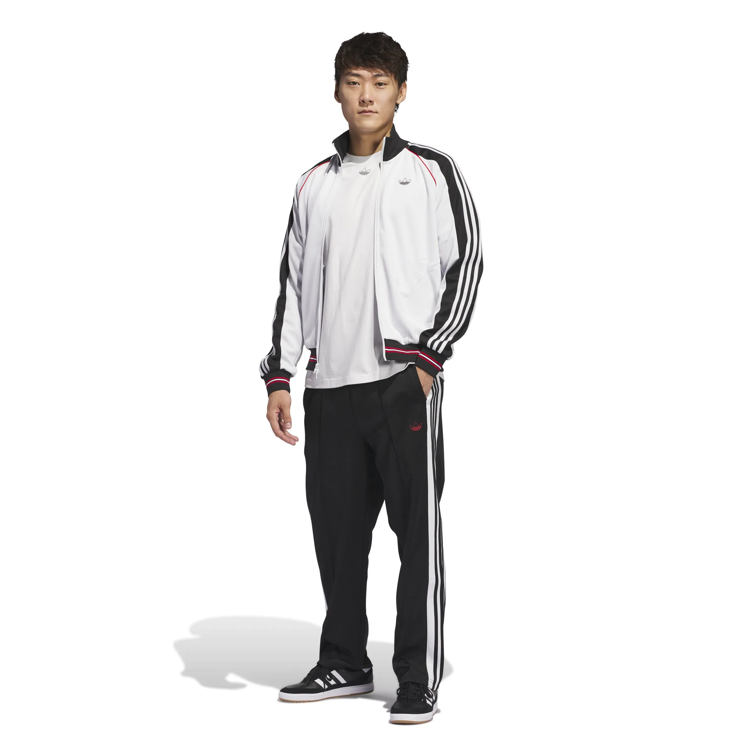 Adidas Tyshawn Track Pant Black / Crystal White