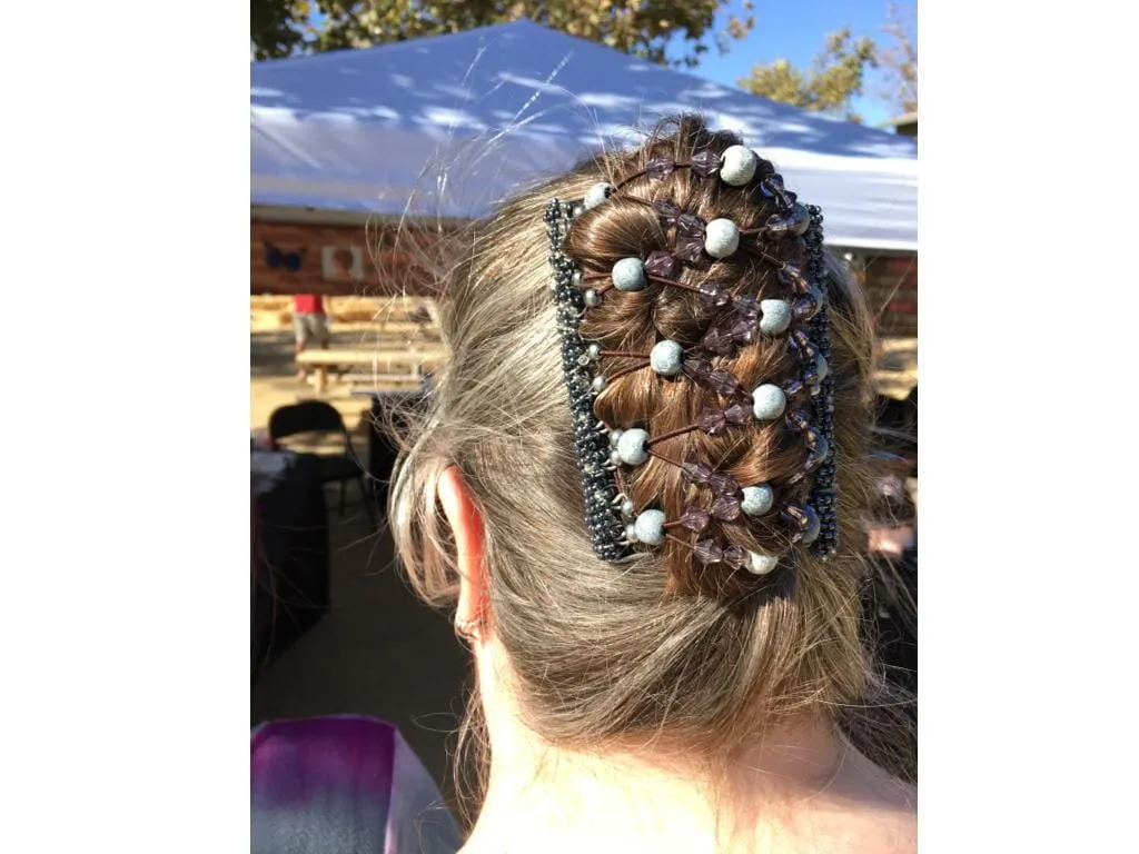 African Butterfly Wire Hair Clip - 11 Tong 387