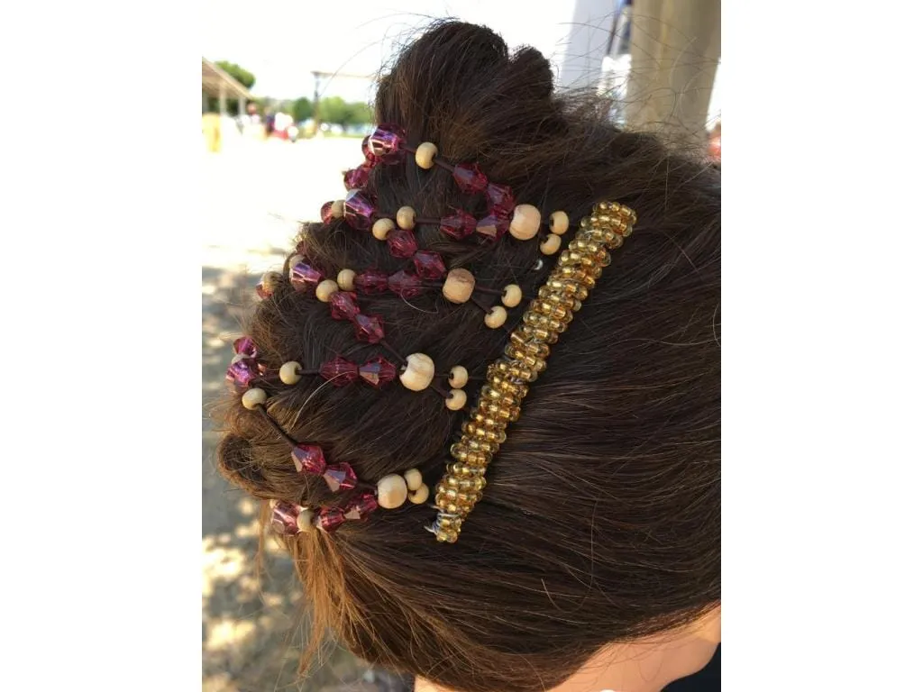 African Butterfly Wire Hair Clip - 9 Tong 599