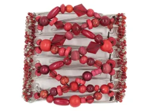 African Butterfly Wire Hair Clip - 9 Tong 606