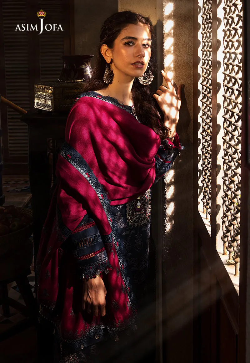 AJK-06 |  Asim Jofa The Syra Edit Kashmiri Embroidered Collection 2022 | Unstitched Embroidered Winter Suits
