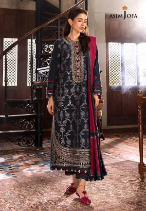 AJK-06 |  Asim Jofa The Syra Edit Kashmiri Embroidered Collection 2022 | Unstitched Embroidered Winter Suits