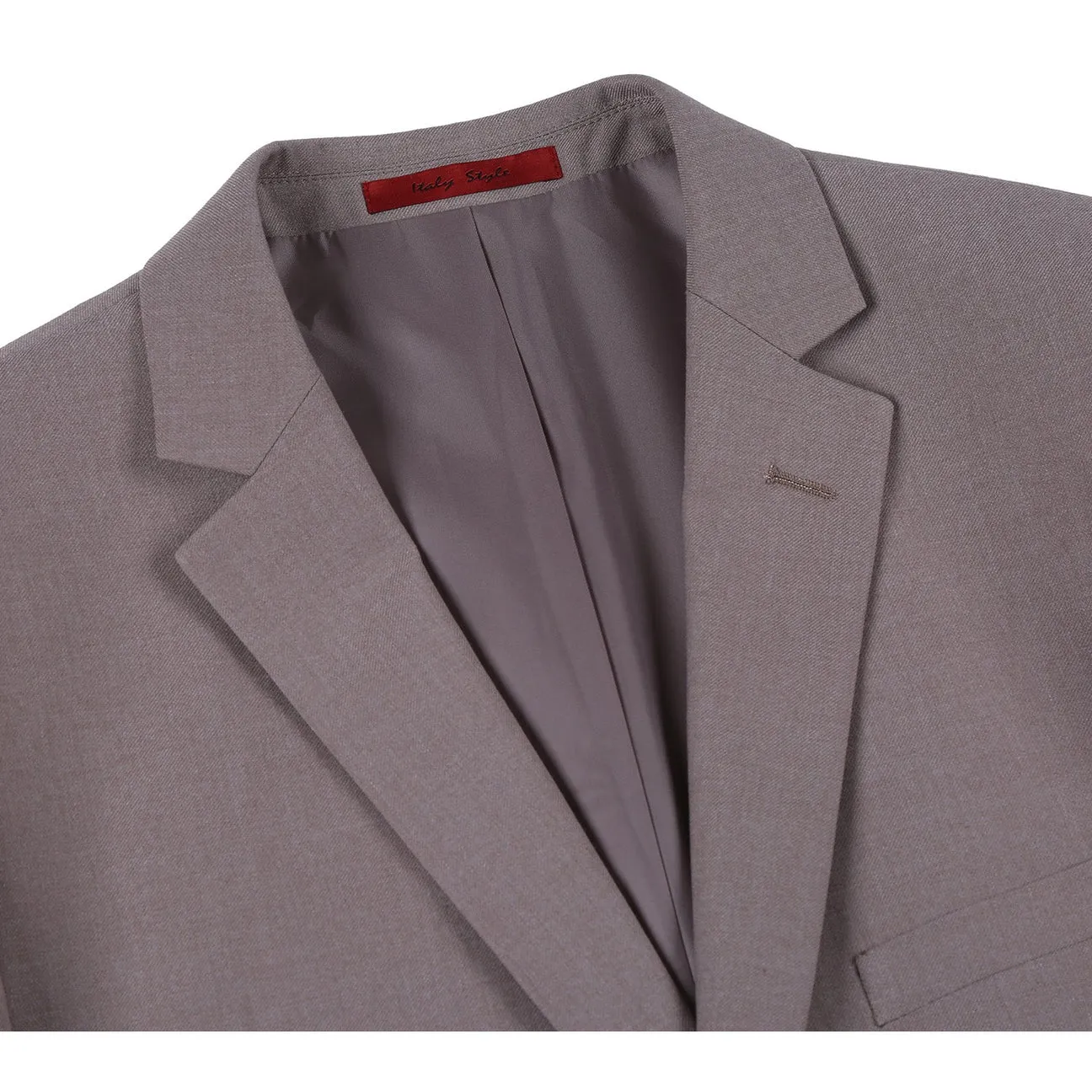 Alessandro Vitello by Renoir Gray Slim Fit 2-Piece Single Breasted Notch Lapel Suit 201-103