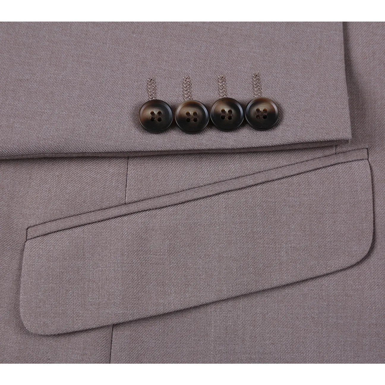 Alessandro Vitello by Renoir Gray Slim Fit 2-Piece Single Breasted Notch Lapel Suit 201-103