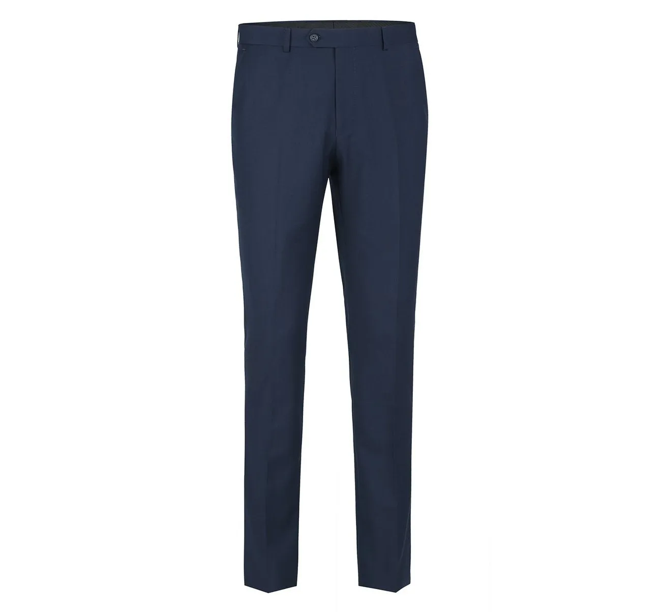 Alessandro Vitello by Renoir Navy Blue 2-Piece Slim Fit Single Breasted Notch Lapel Suit 201-19