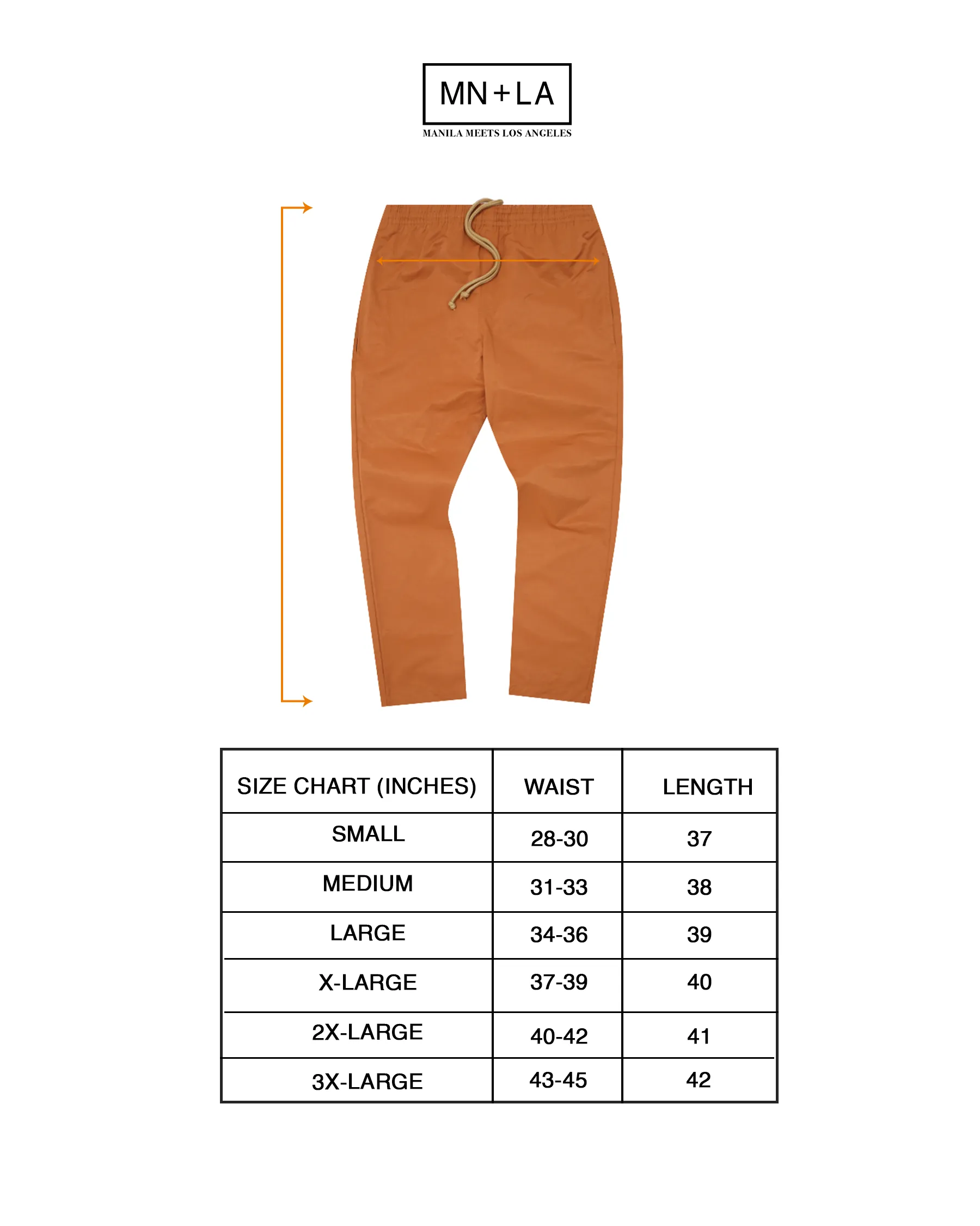 ALL WEATHER LOUNGE PANTS IN RUST