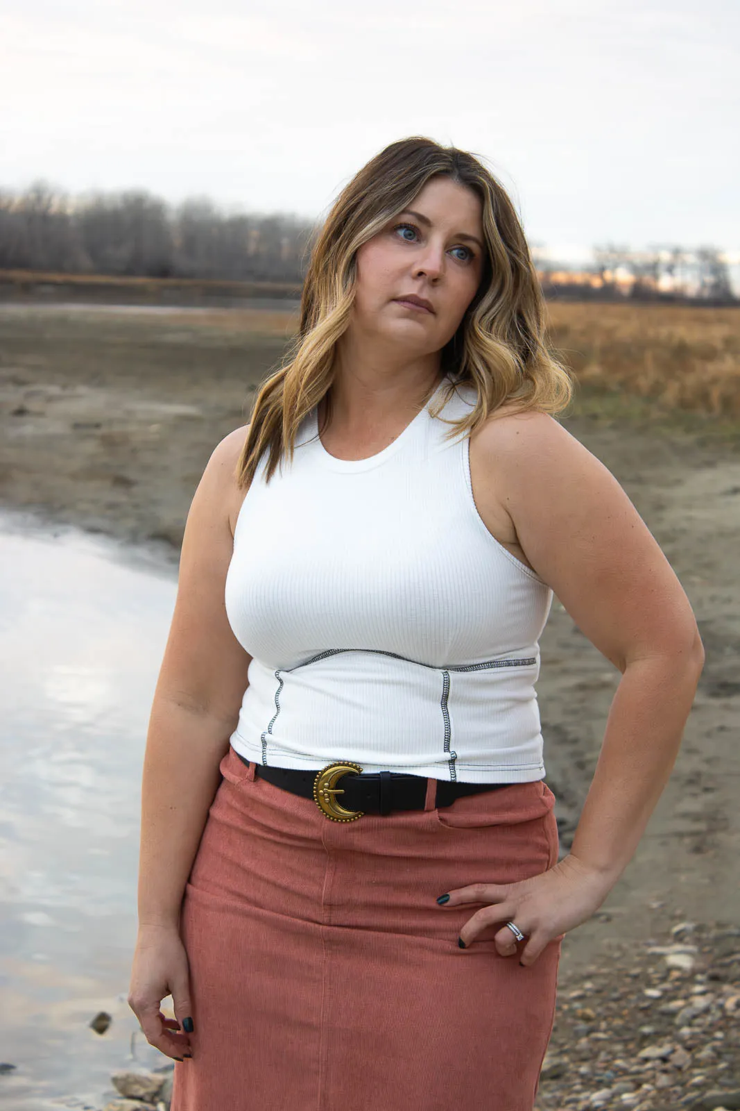 Allie Ribbed Tank Top