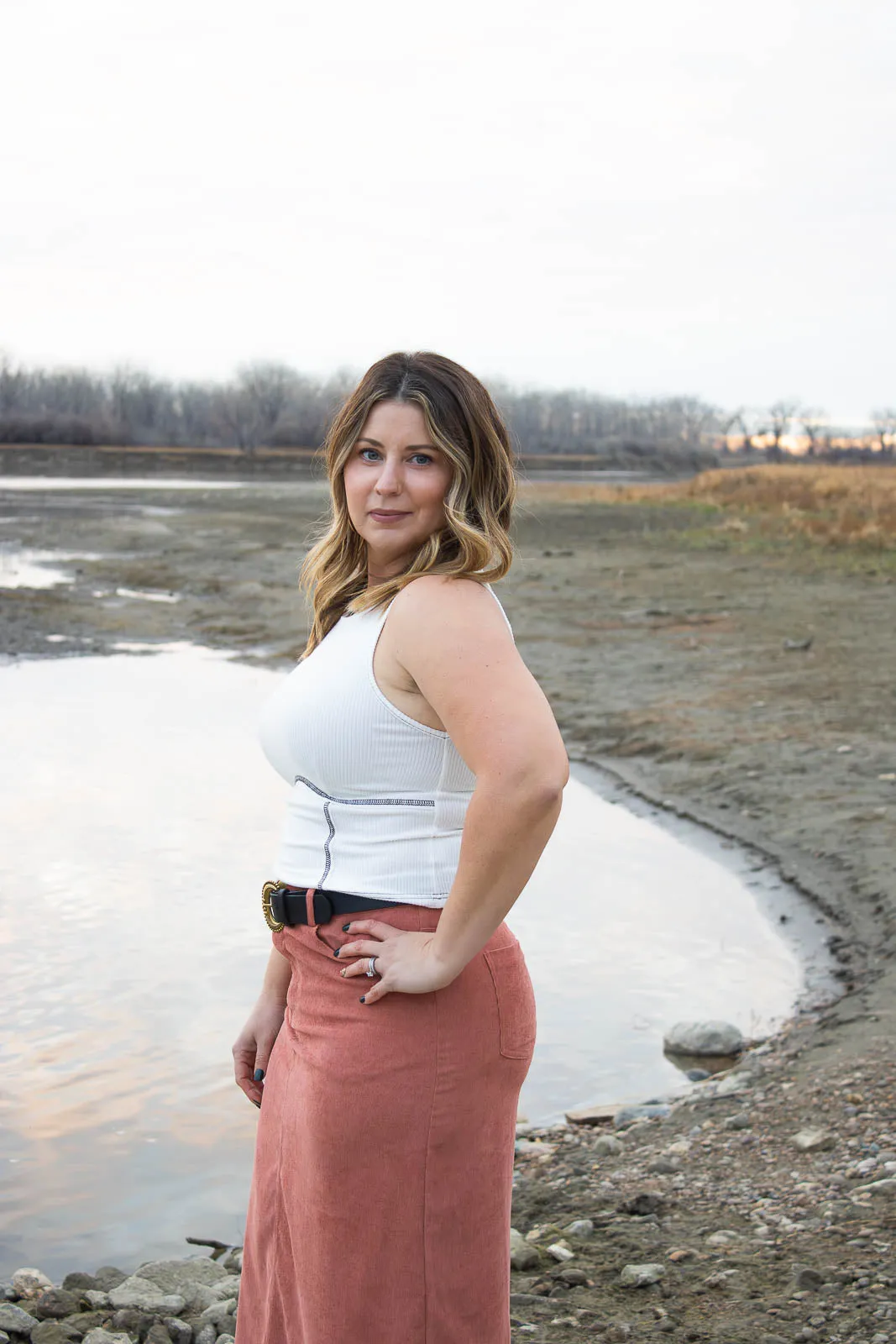 Allie Ribbed Tank Top