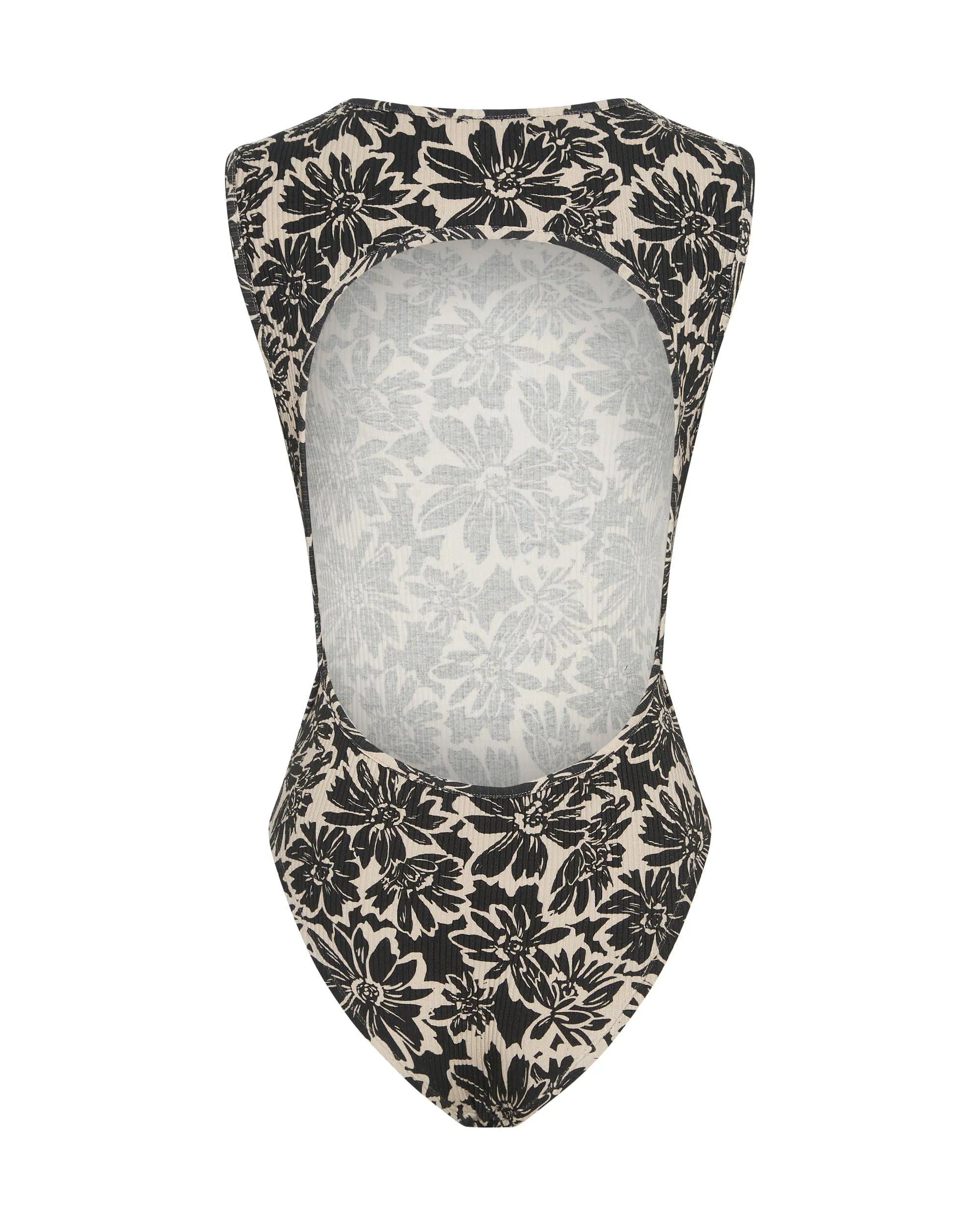 ALWAYS FLOWERS TANK BODYSUIT | NIGHT FLOWER