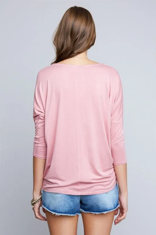 AMBER DUSTY PINK TOP
