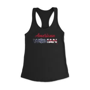American Woman Racerback Tank Top