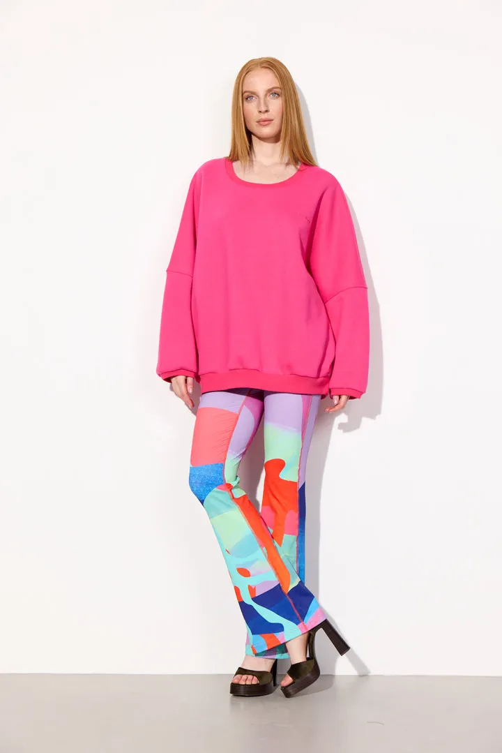 Ava Sweatshirt - Fushcia pink