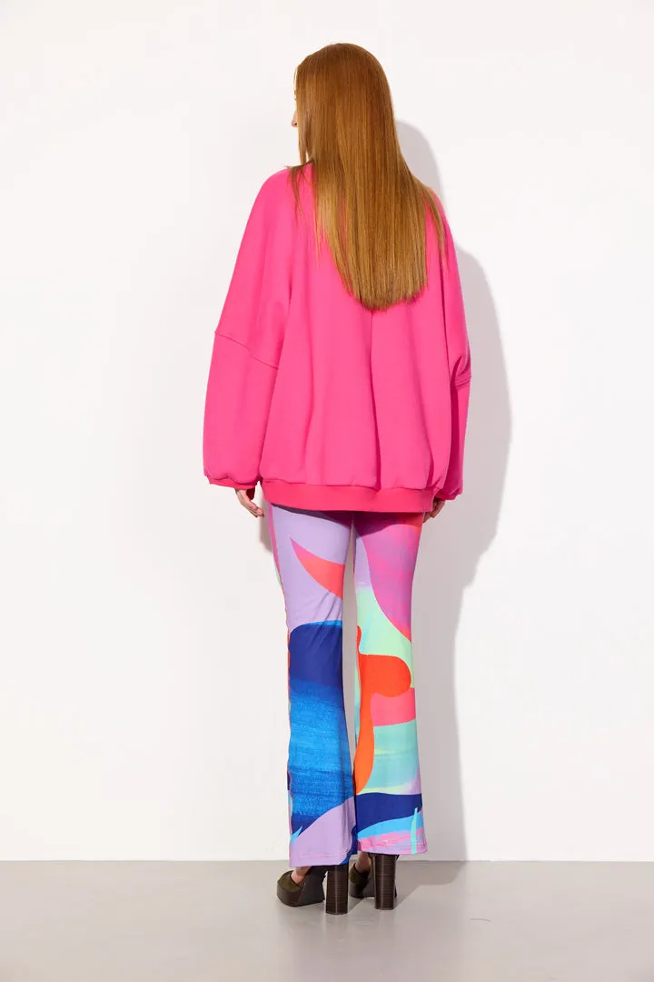 Ava Sweatshirt - Fushcia pink
