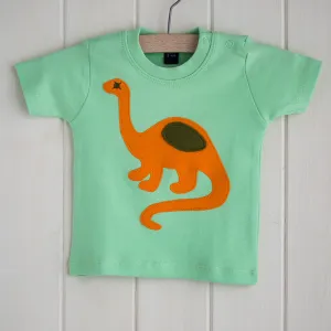 Baby Dinosaur T-shirt - Mint Green