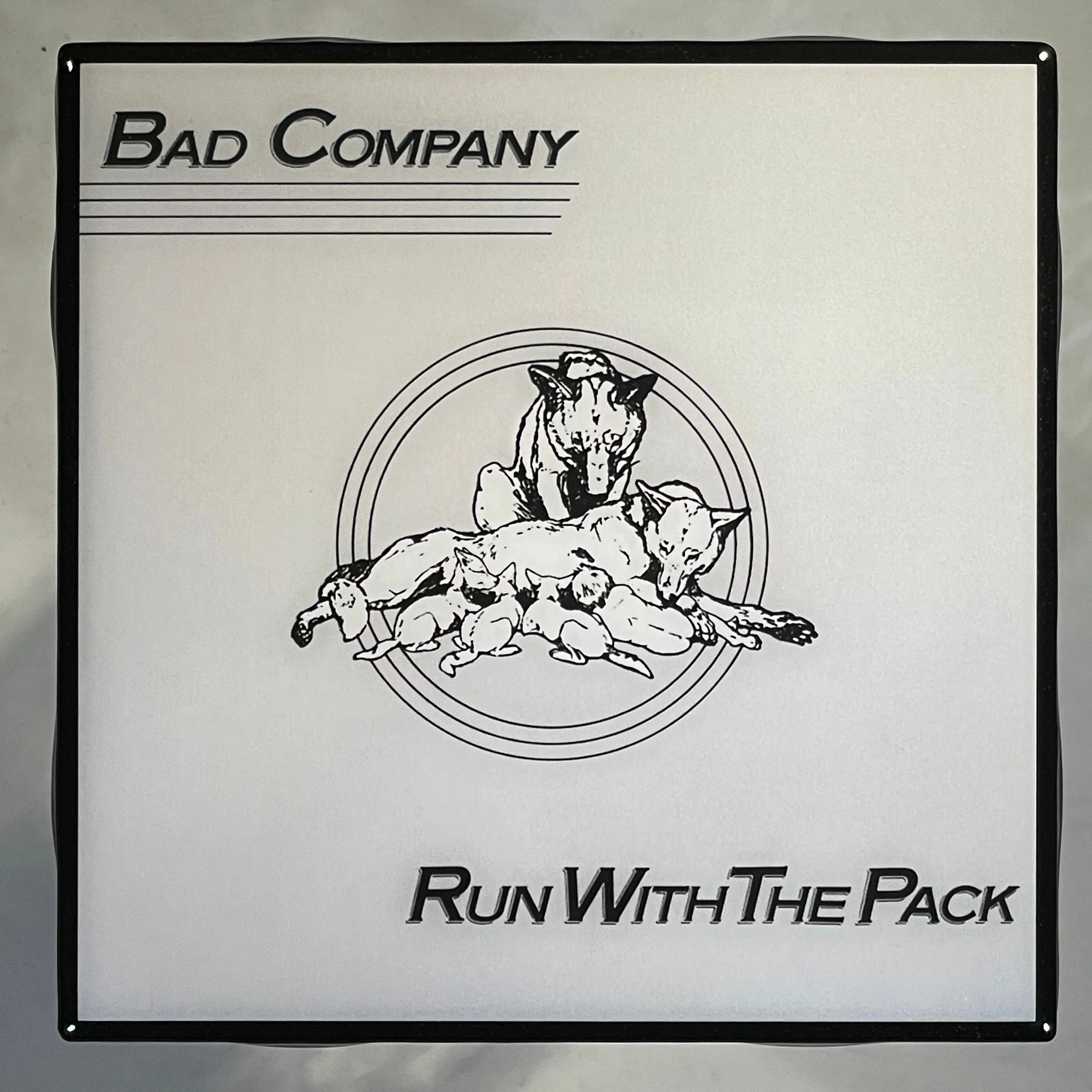 BAD COMPANY Run With The Pack Coaster Custom Ceramic Tile