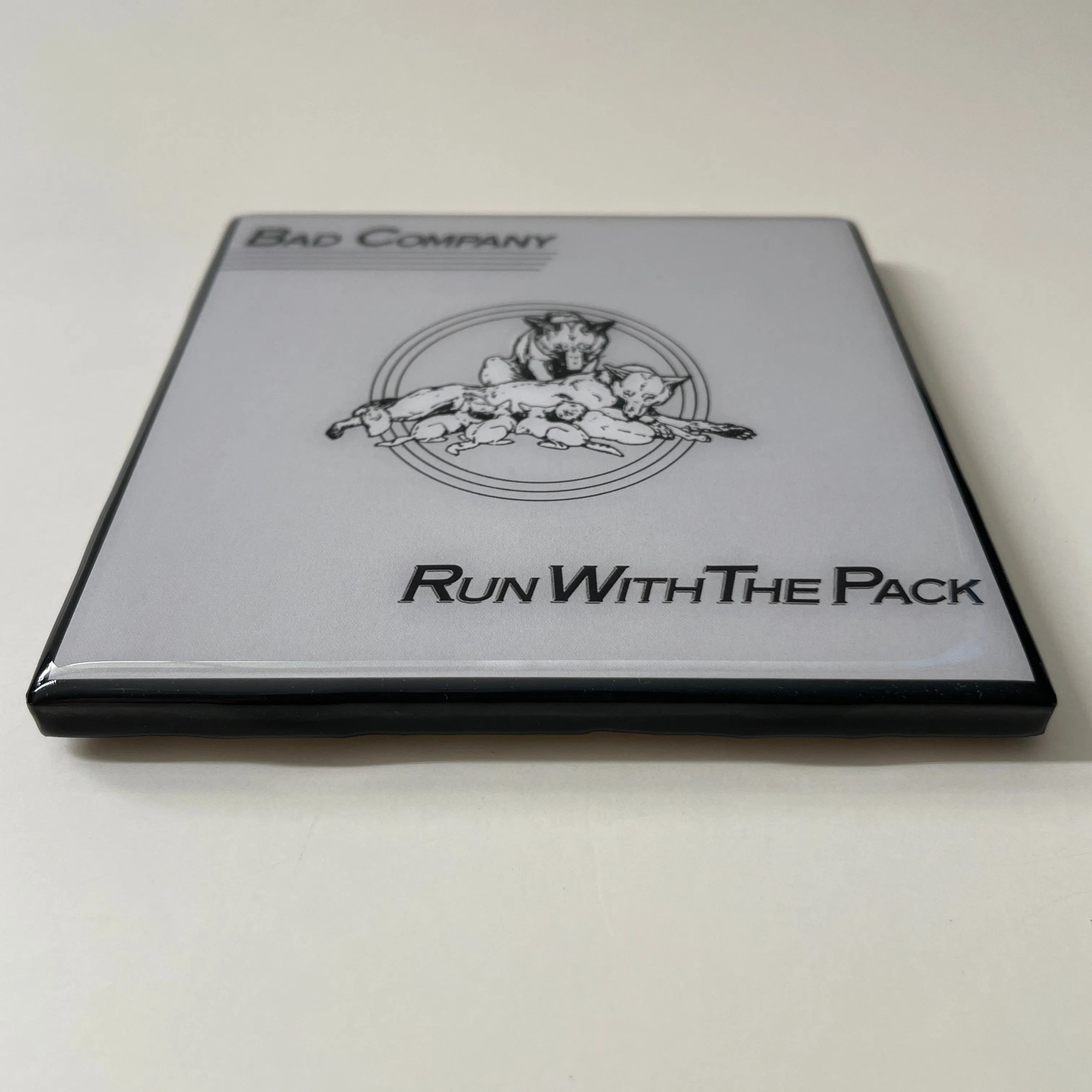 BAD COMPANY Run With The Pack Coaster Custom Ceramic Tile