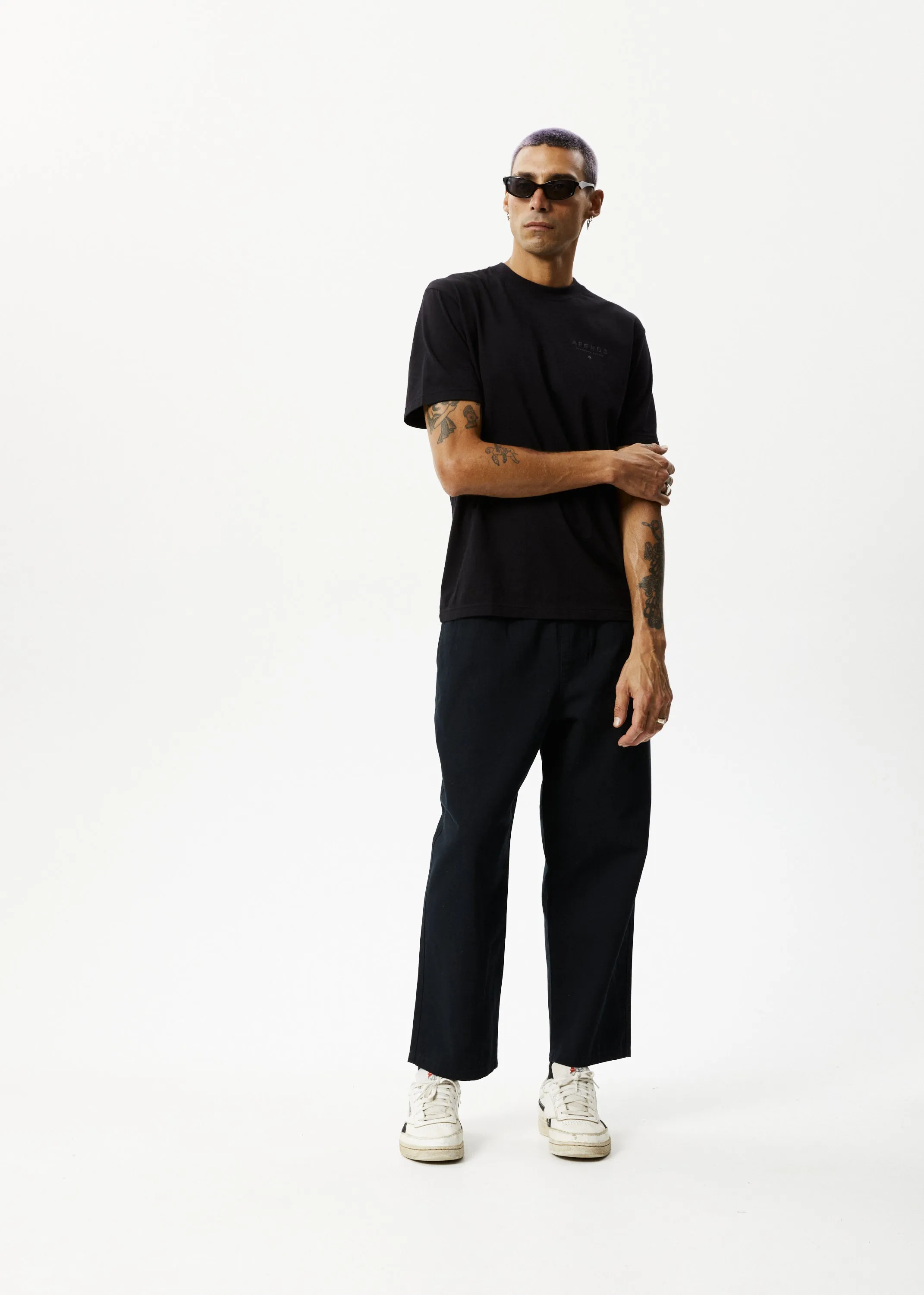 Baggy Elastic Waist Pants