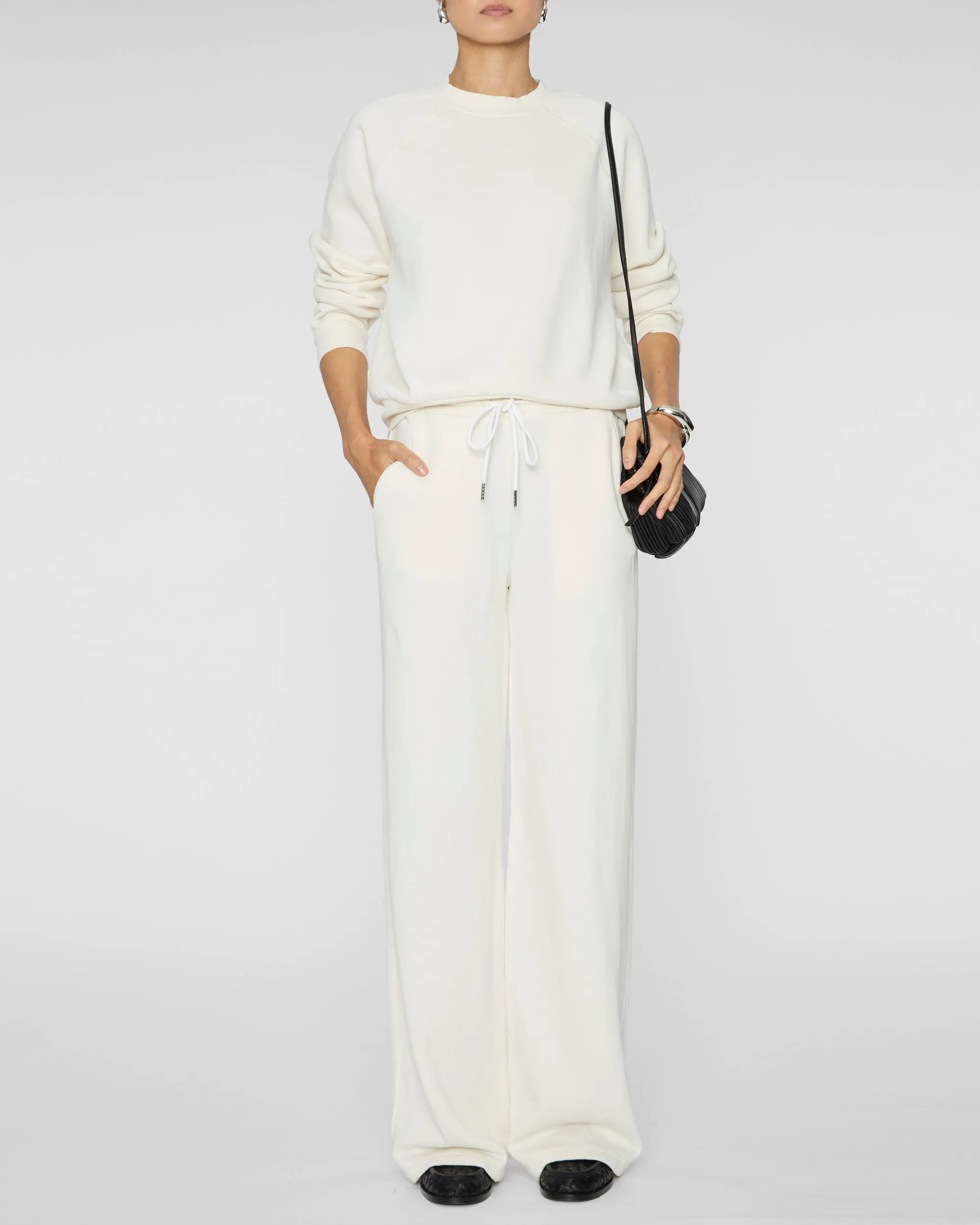 Baggy Sweatpant in Creme