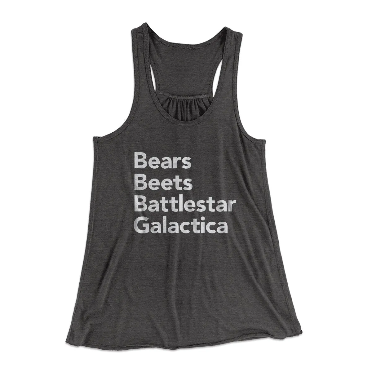 Bears, Beets, Battlestar Galactica Women's Flowey Tank Top