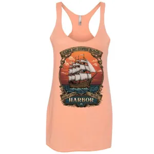 Black Harbor Racerback Tank (Peachy)