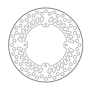 BRAKE DISC FRONT MOTO MASTER OEM STYLE HONDA CR125R CR250R CR500R 92-94 CRF230F 04-09 CRF230L 08-10