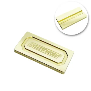 Brass Servo Weight (Type 1 - w/ Wire Route)