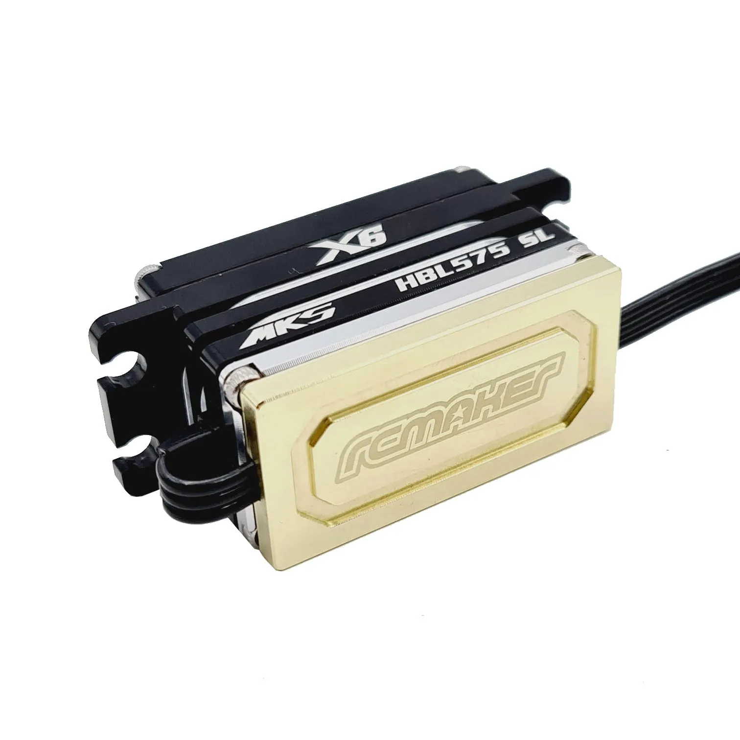 Brass Servo Weight (Type 1 - w/ Wire Route)