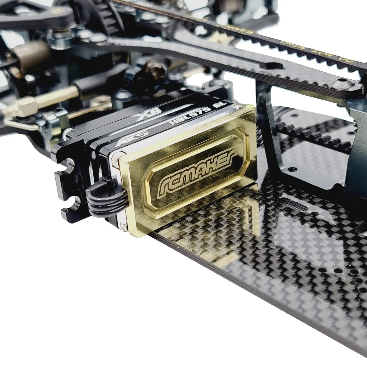 Brass Servo Weight (Type 1 - w/ Wire Route)