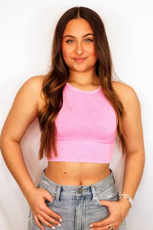 Brielle Tank Vintage Azalea Pink