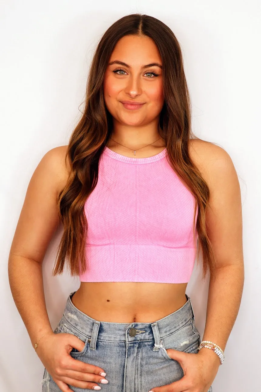 Brielle Tank Vintage Azalea Pink