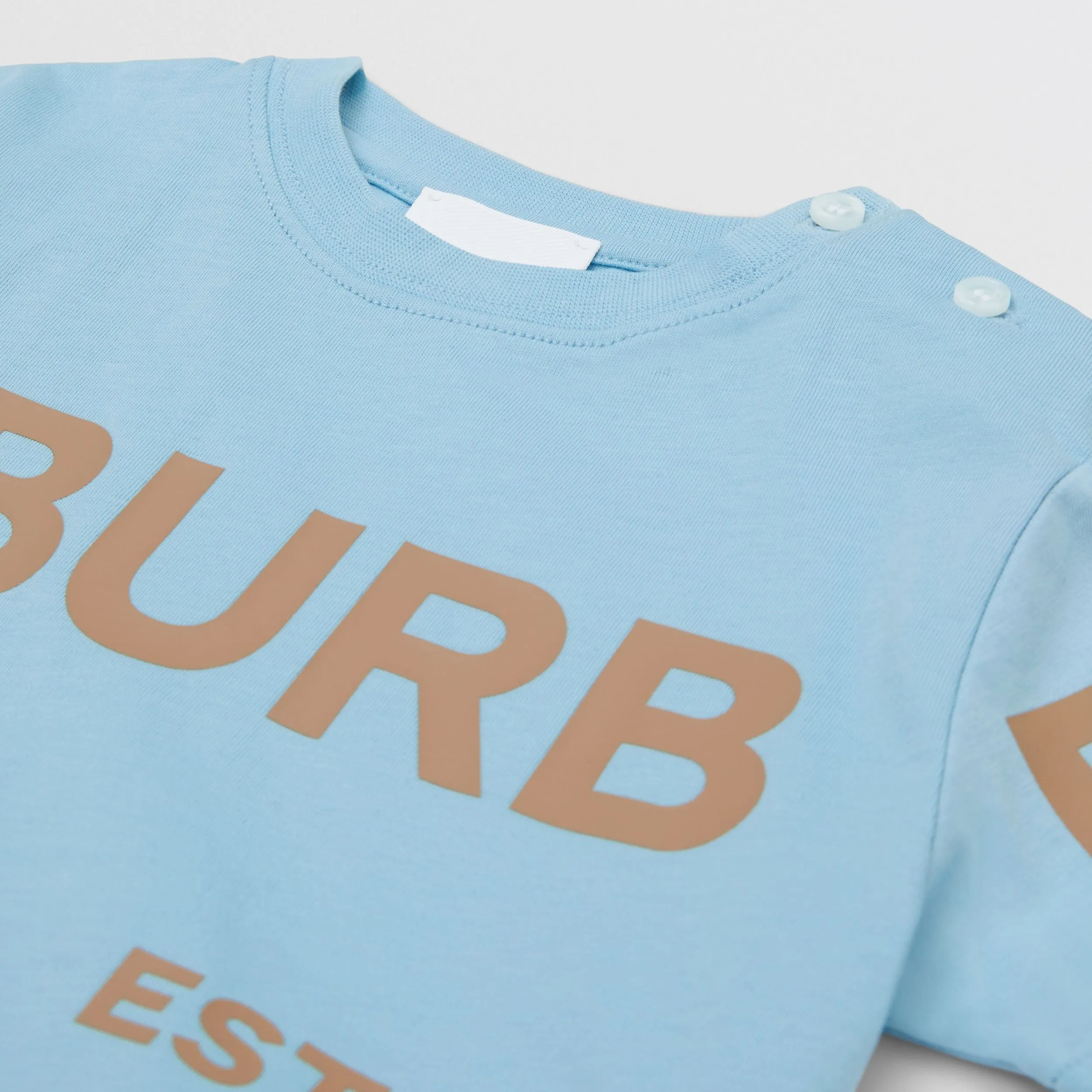 Burberry Baby Horseferry Print Blue Tshirt