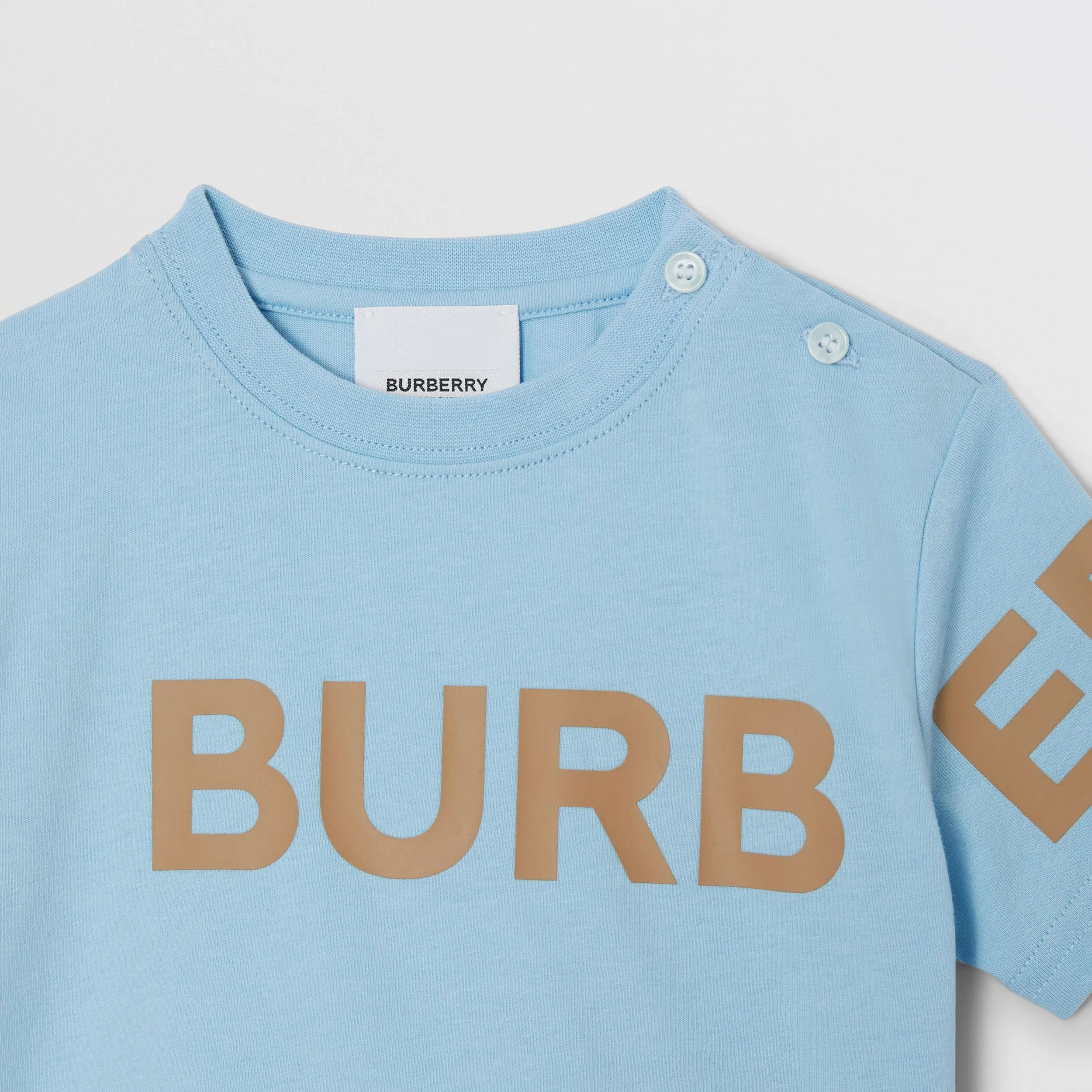 Burberry Baby Horseferry Print Blue Tshirt