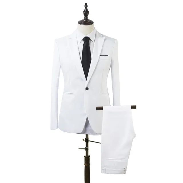 Business and Leisure Suit Men Two-piece