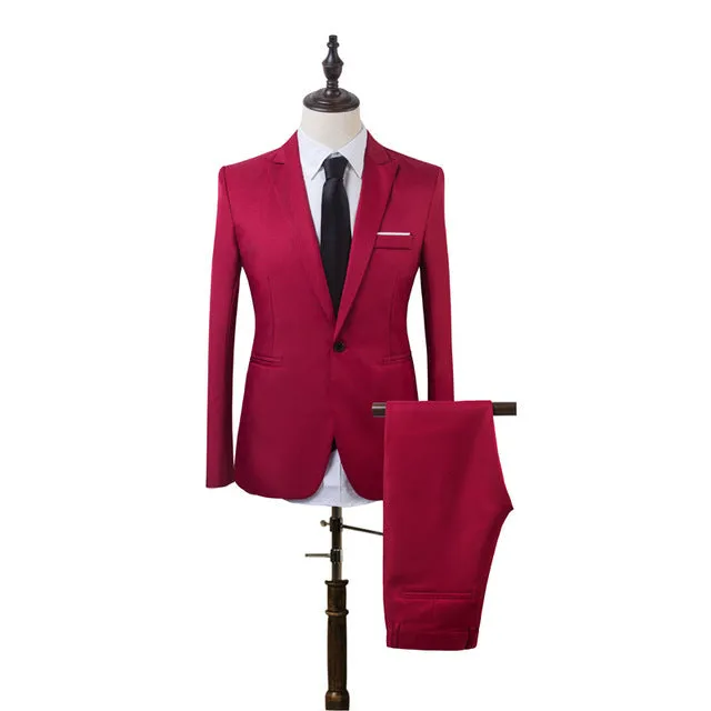 Business and Leisure Suit Men Two-piece