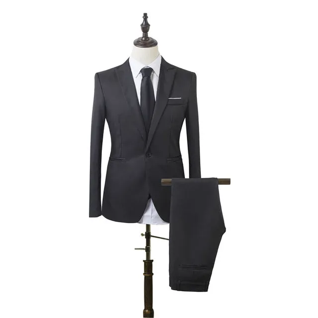 Business and Leisure Suit Men Two-piece