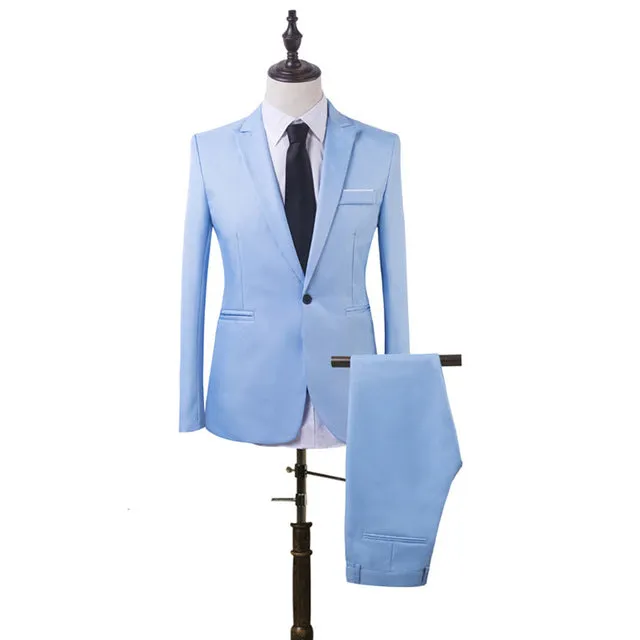 Business and Leisure Suit Men Two-piece