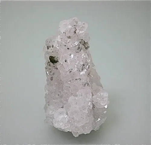 Calcite with Pyrite, Trepca Complex, Kosovska Municipality, Kosovo, Mined 2014, Small Cabinet 4.0 x 5.5 x 8.0 cm, $35.  Online 11/12/14 SOLD