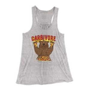 Carbivore Funny Women's Flowey Tank Top