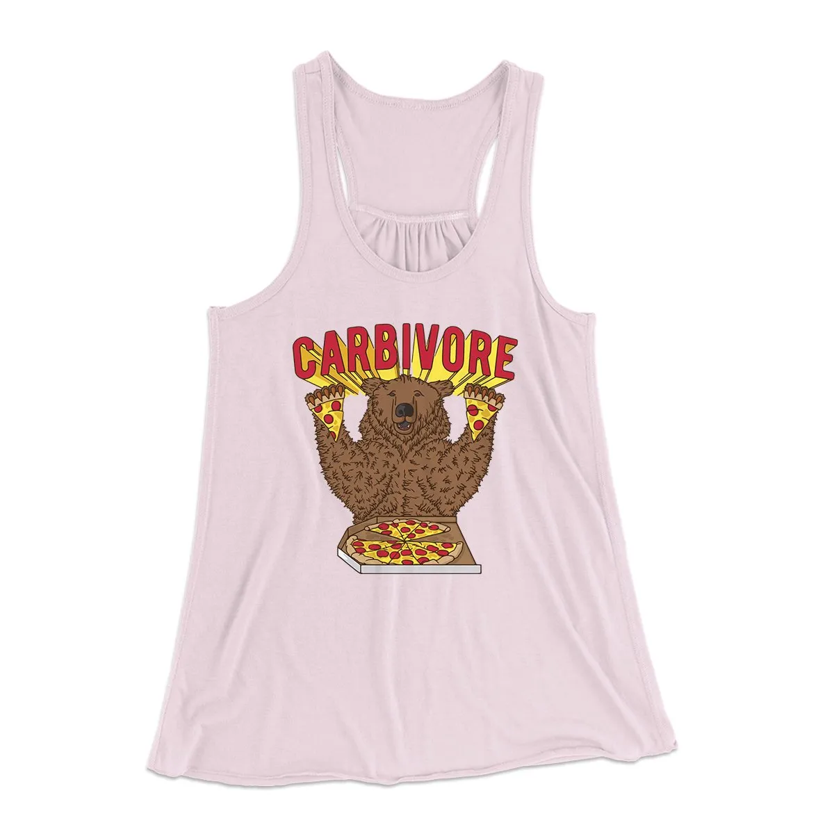 Carbivore Funny Women's Flowey Tank Top