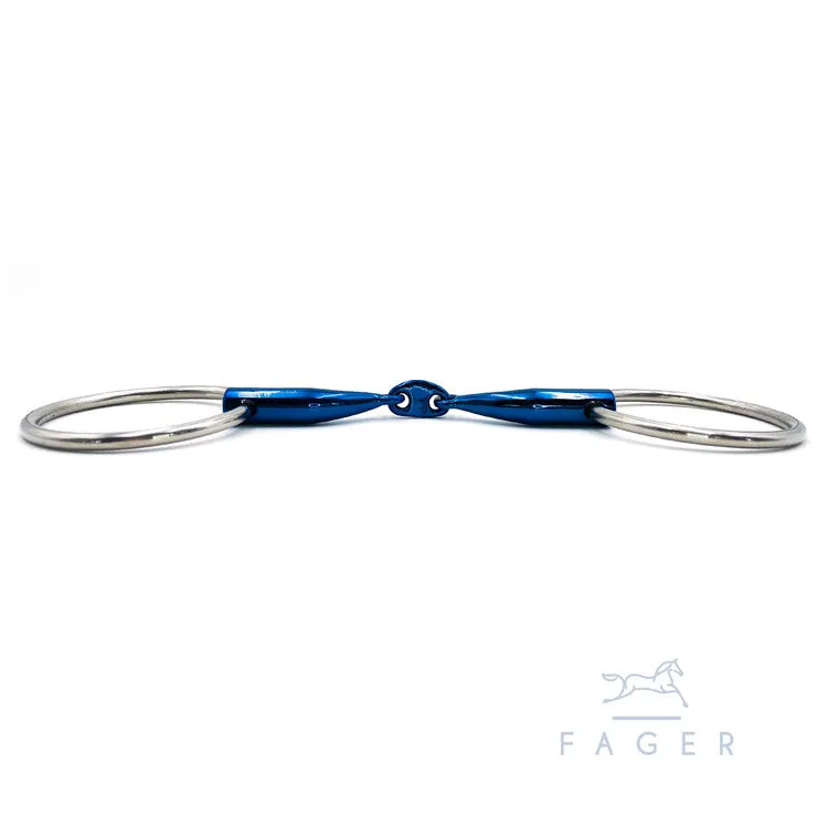 Carl Titanium Bar Relief Loose Ring