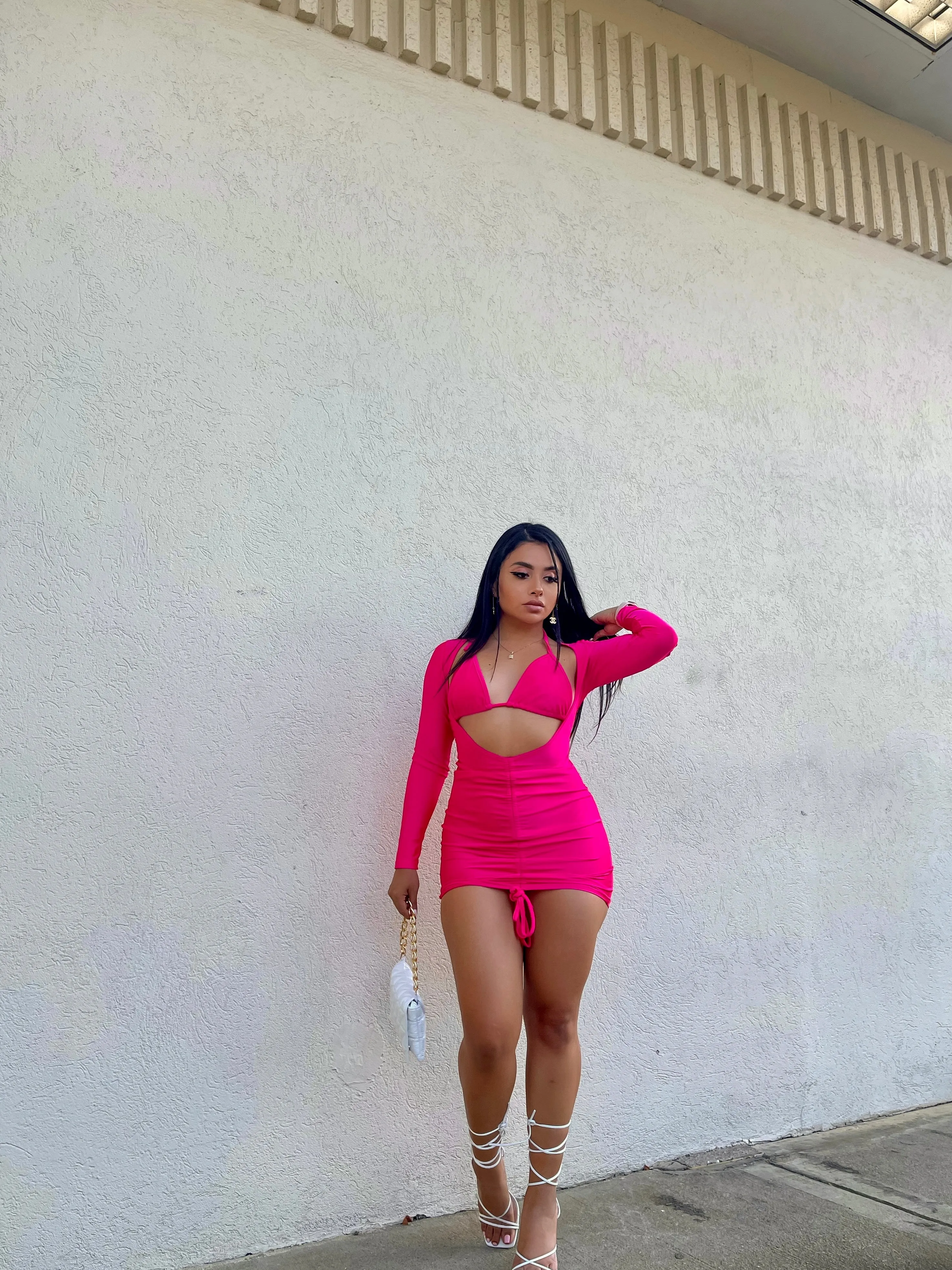 Cayman Ruched Dress Set
