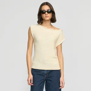 Chisa Textured Off-Shoulder Knit Top