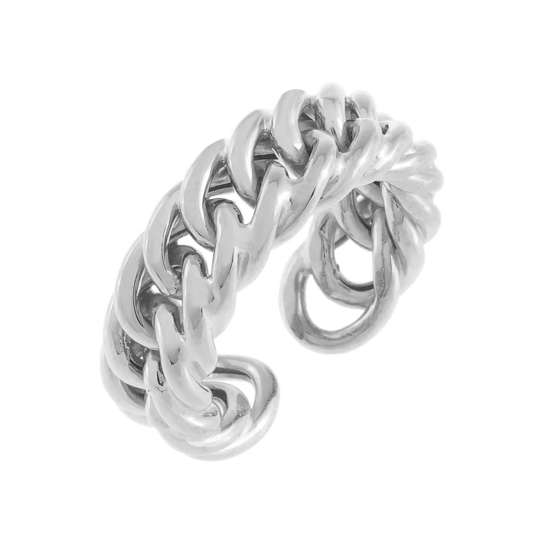 Chunky Double Curb Chain Ring