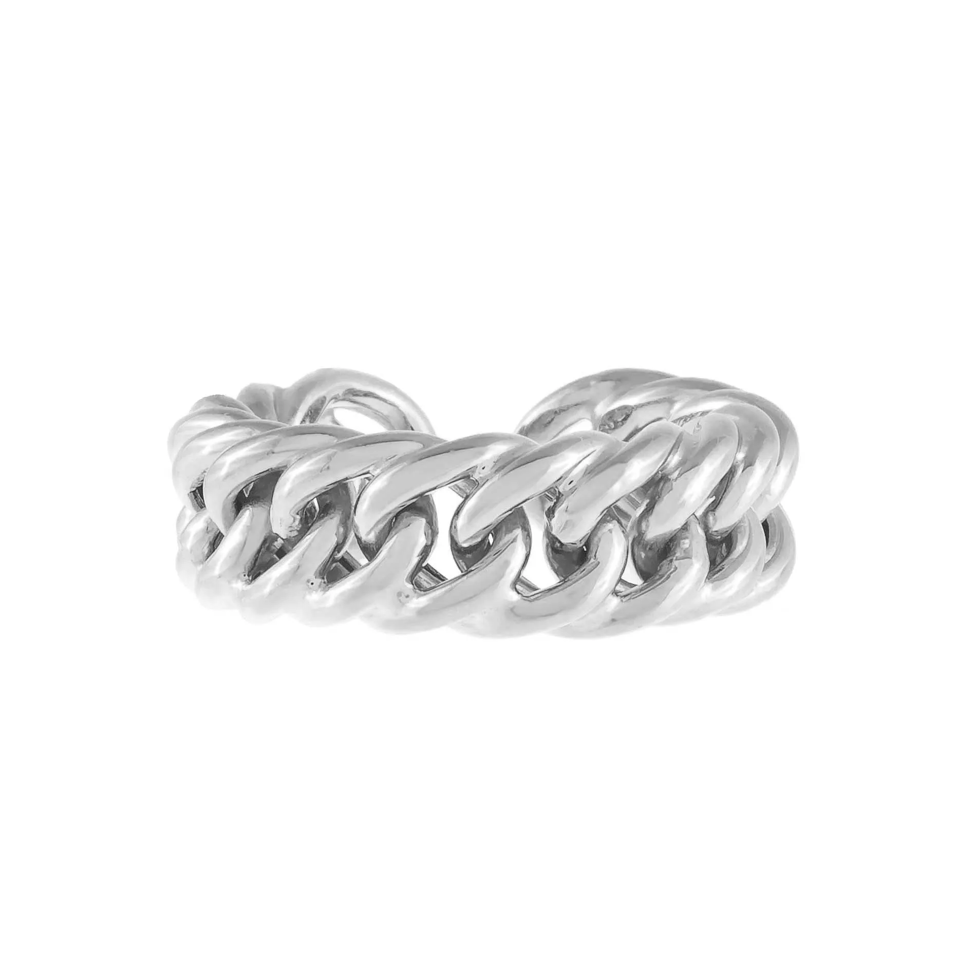 Chunky Double Curb Chain Ring